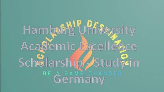 Hamburg University Academic Excellence Scholarship - Study in Germany